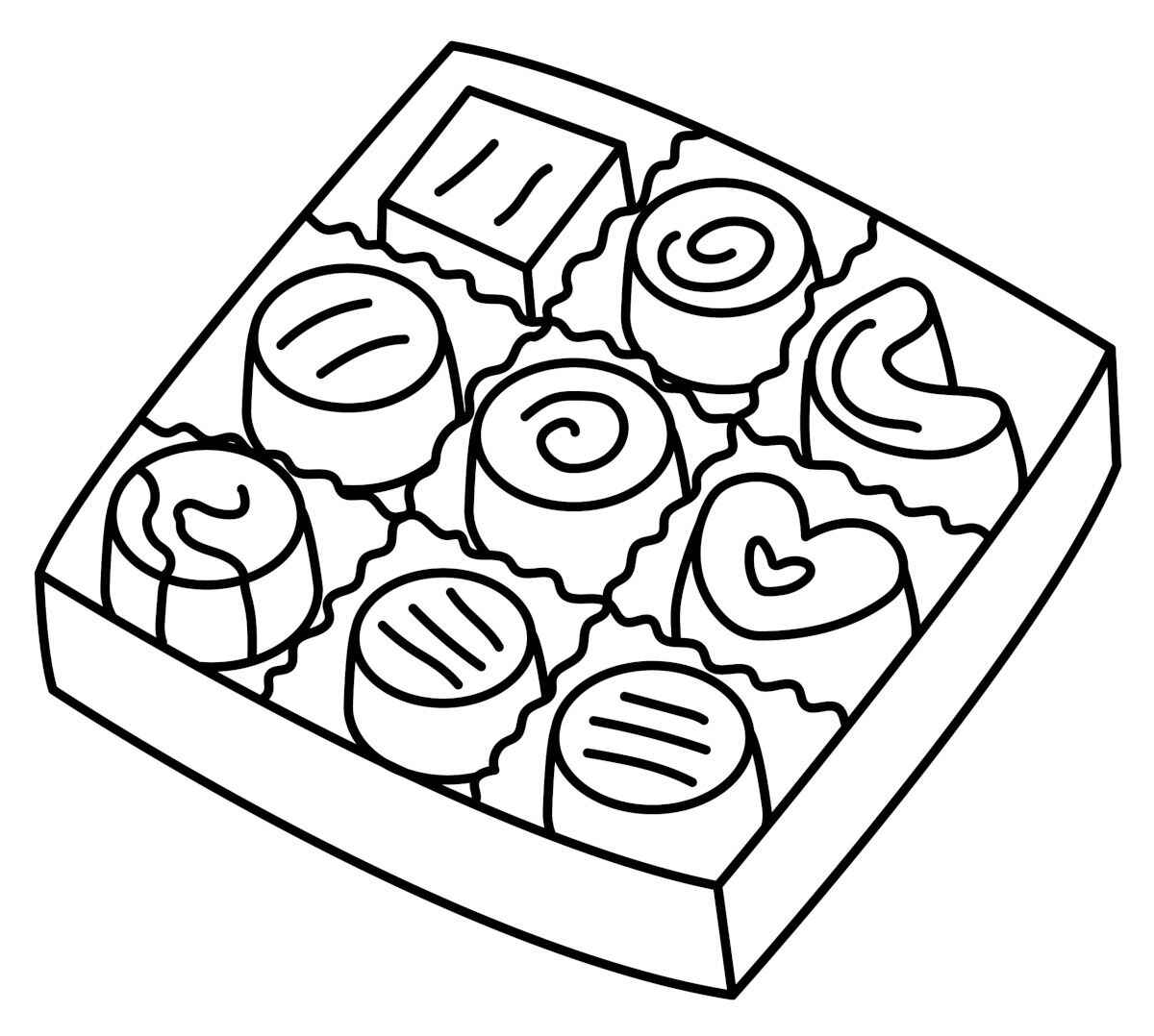 Desenho de Chocolate Desenho Colorir Imprimir 11