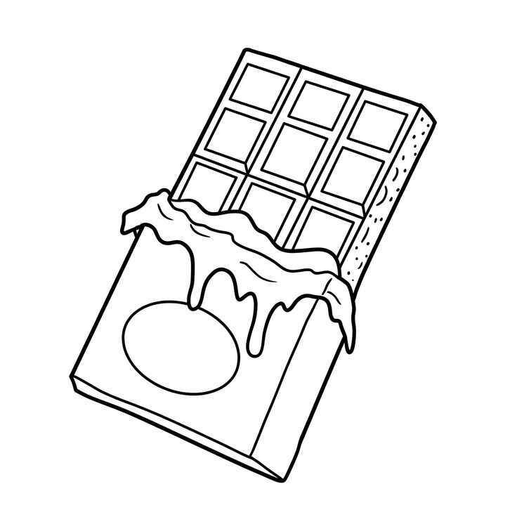 Desenho de Chocolate Desenho Colorir Imprimir 12