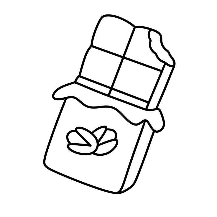 Desenho de Chocolate Desenho Colorir Imprimir 14