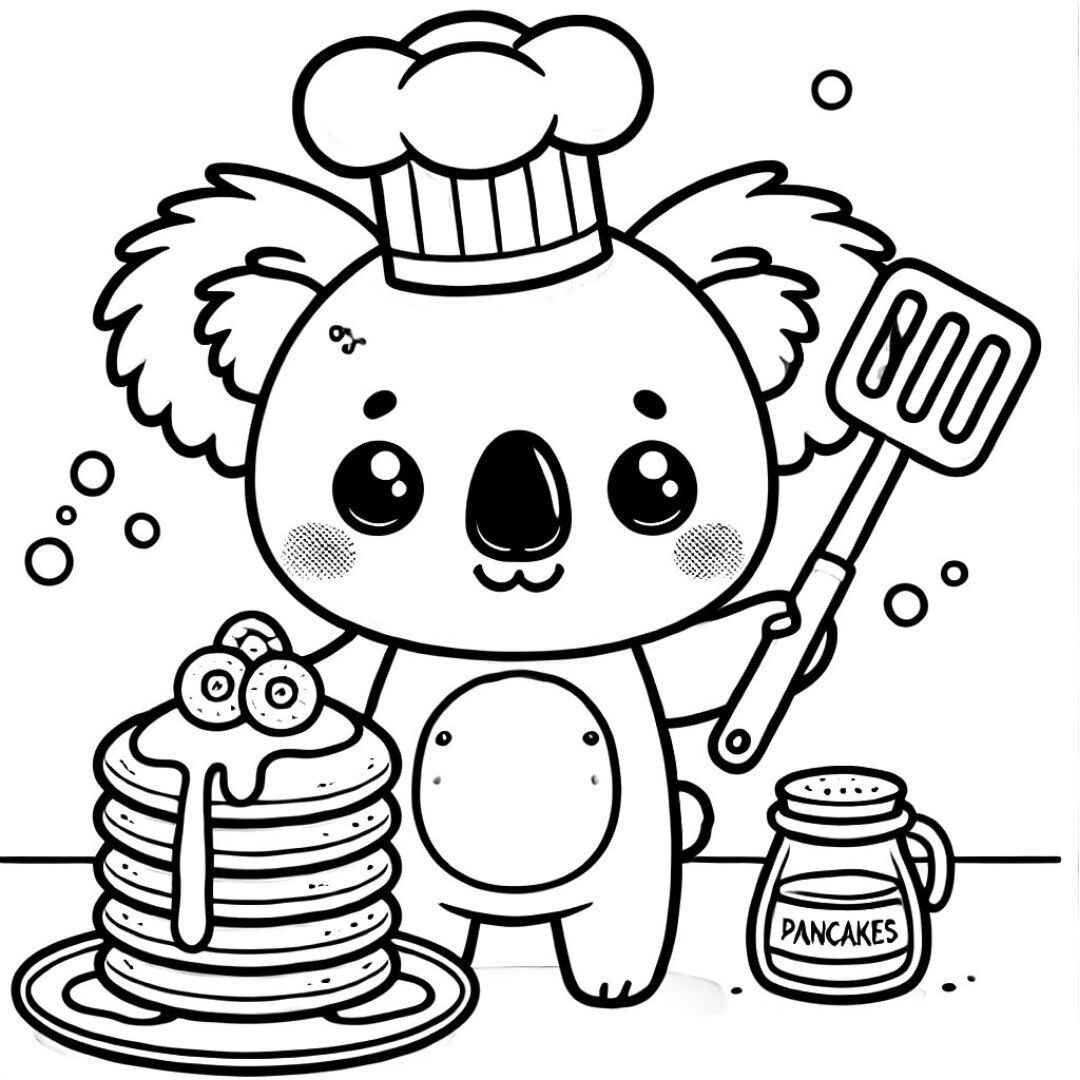 Desenho de Coala Desenho Colorir Imprimir 04