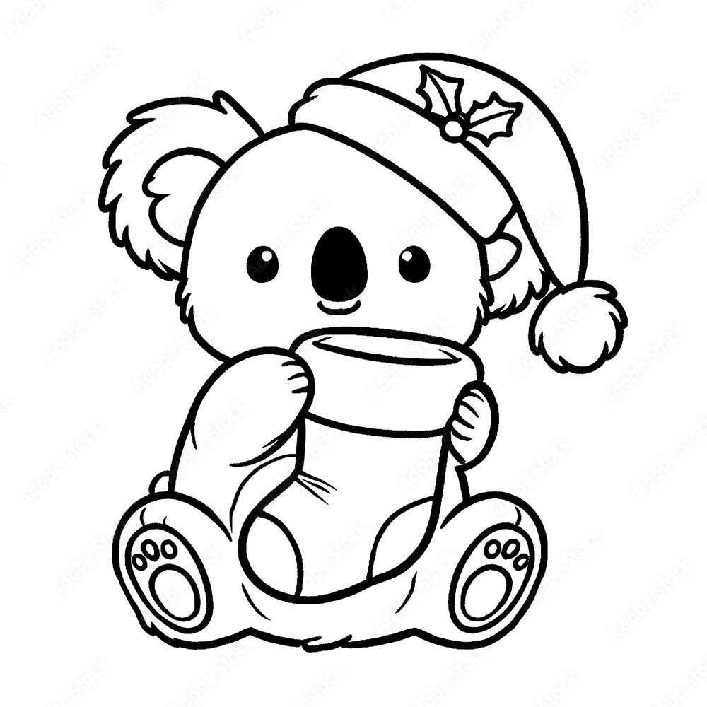 Desenho de Coala Desenho Colorir Imprimir 10