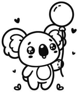 Desenho de Coala Desenho Colorir Imprimir 18