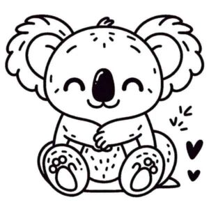 Desenho de Coala Desenho Colorir Imprimir 21