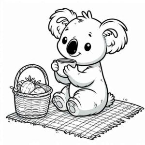 Desenho de Coala Desenho Colorir Imprimir 27