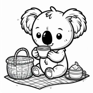 Desenho de Coala Desenho Colorir Imprimir 28