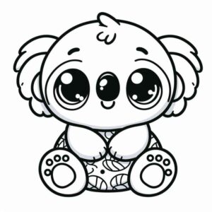 Desenho de Coala Desenho Colorir Imprimir 32