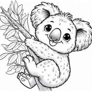 Desenho de Coala Desenho Colorir Imprimir 33