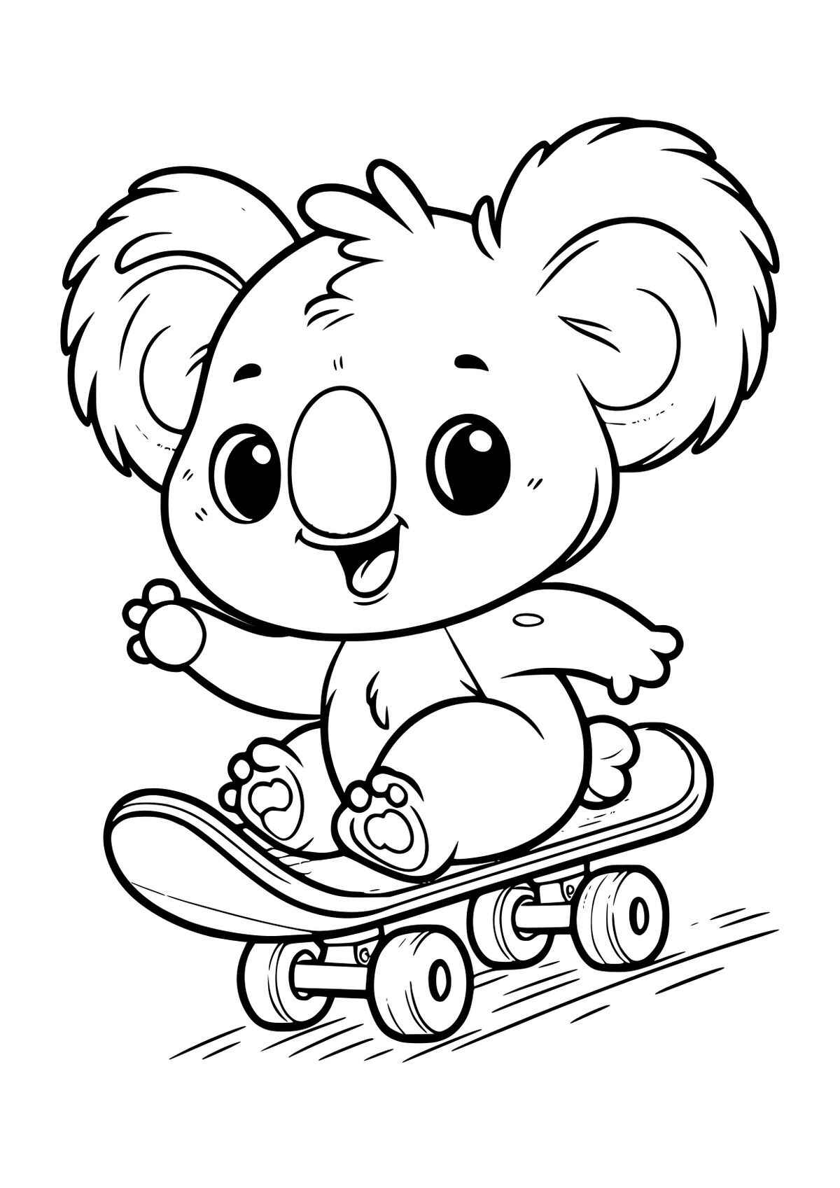 Desenho de Coala Desenho Colorir Imprimir 37