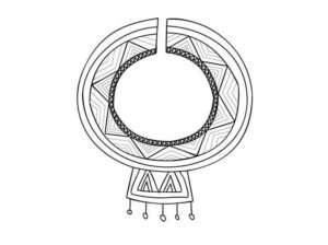 Desenho de Colar Africano Desenho Colorir Imprimir 08