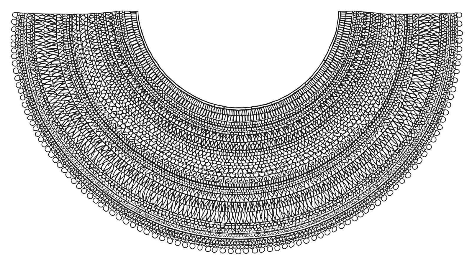 Desenho de Colar Africano Desenho Colorir Imprimir 19