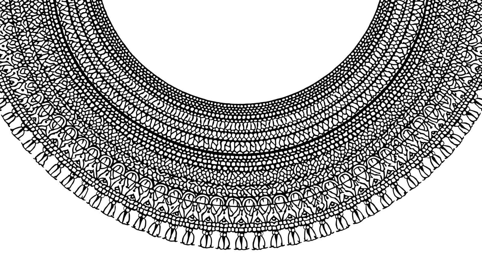 Desenho de Colar Africano Desenho Colorir Imprimir 20