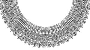 Desenho de Colar Africano Desenho Colorir Imprimir 24