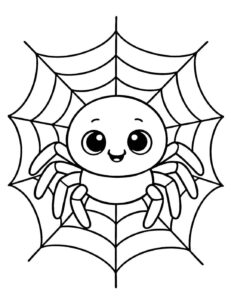 Desenho de Dona Aranha Desenho Colorir Imprimir 03