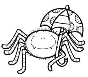 Desenho de Dona Aranha Desenho Colorir Imprimir 04