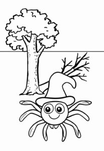 Desenho de Dona Aranha Desenho Colorir Imprimir 08