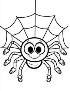 Desenho de Dona Aranha Desenho Colorir Imprimir 11