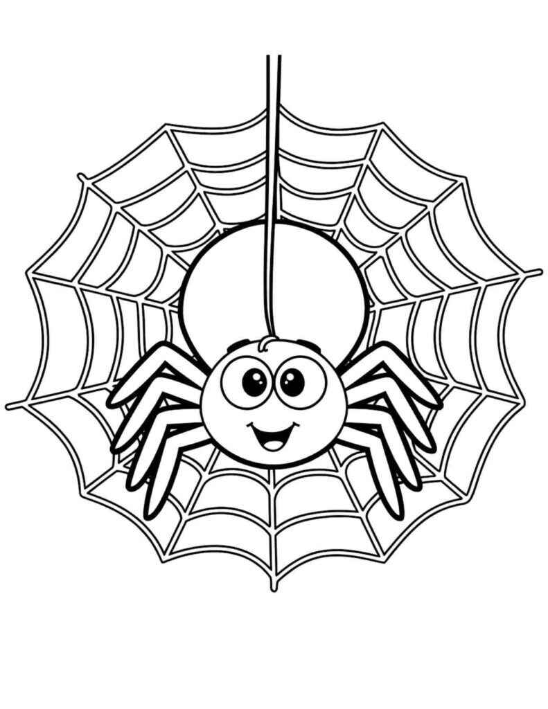 Desenho de Dona Aranha Desenho Colorir Imprimir 15