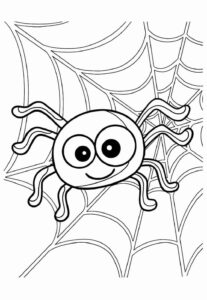 Desenho de Dona Aranha Desenho Colorir Imprimir 23