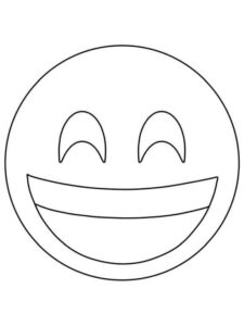 Desenho de Emoji Desenho Colorir Imprimir 12