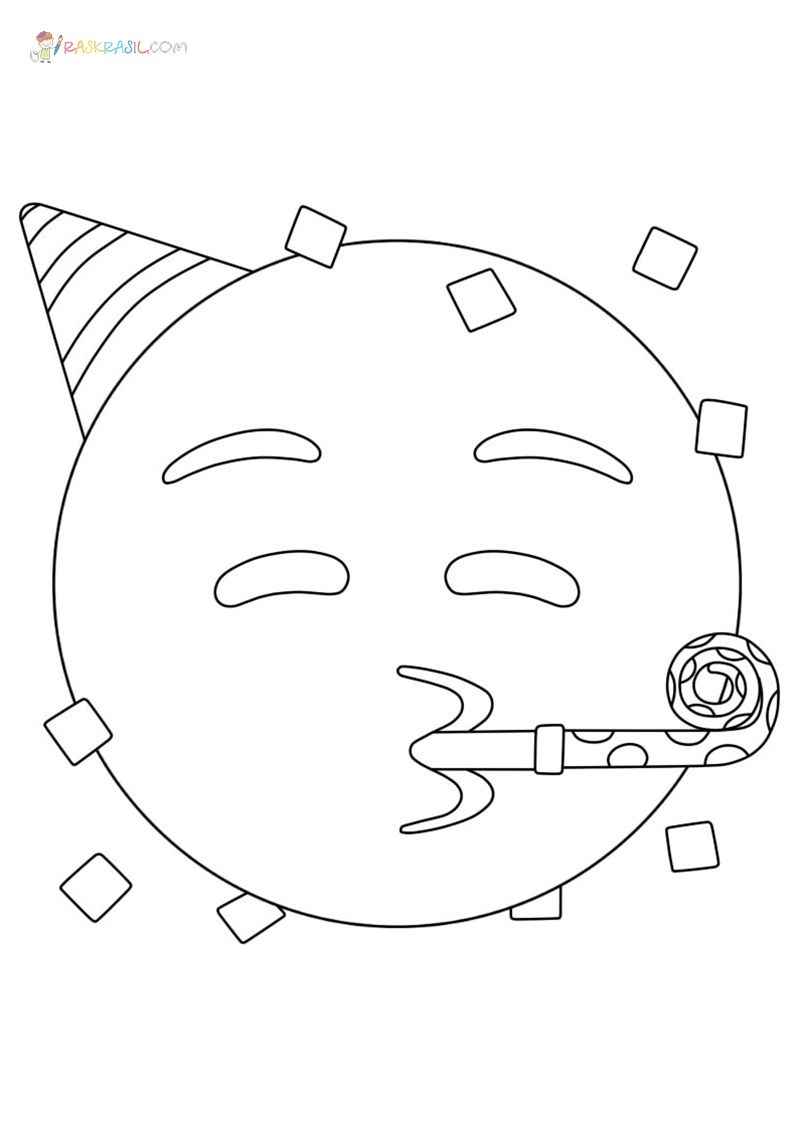 Desenho de Emoji Desenho Colorir Imprimir 26