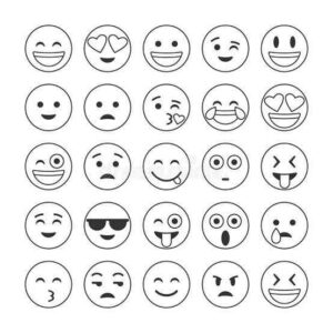 Desenho de Emoji Desenho Colorir Imprimir 27