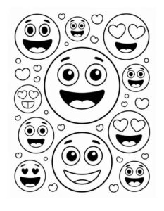Desenho de Emoji Desenho Colorir Imprimir 31