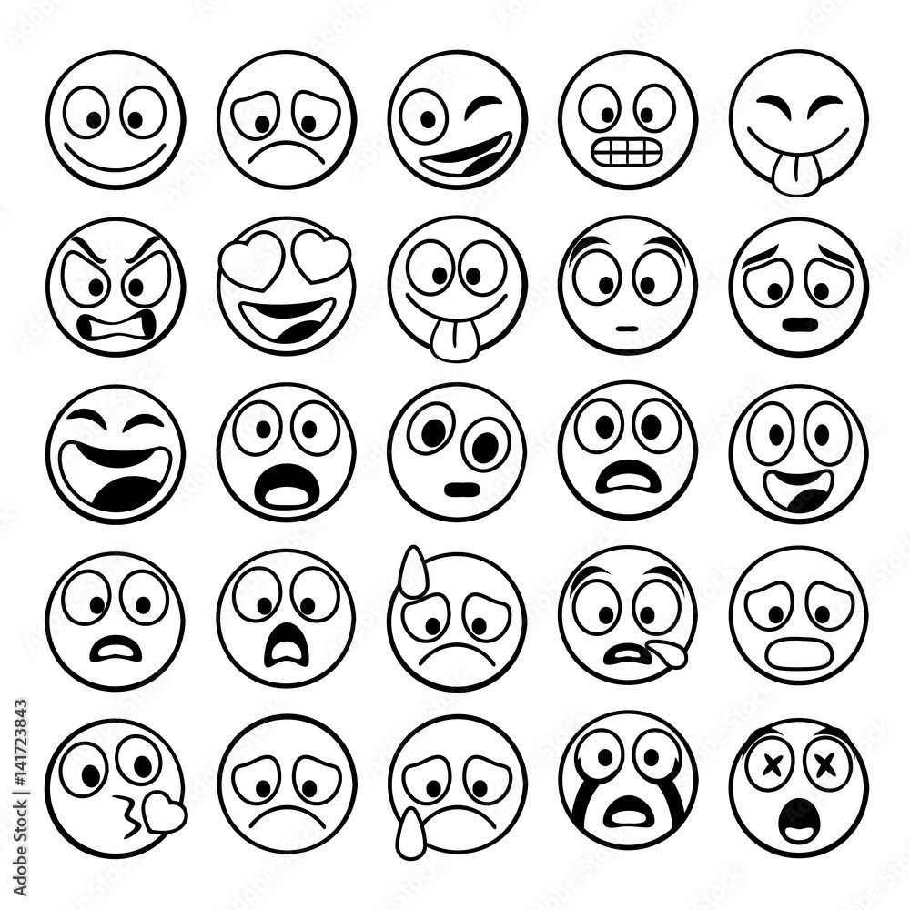 Desenho de Emoji Desenho Colorir Imprimir 34