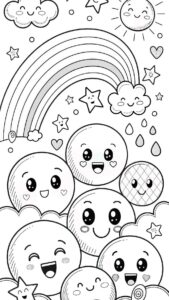 Desenho de Emoji Desenho Colorir Imprimir 48