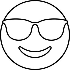 Desenho de Emoji Desenho Colorir Imprimir 49