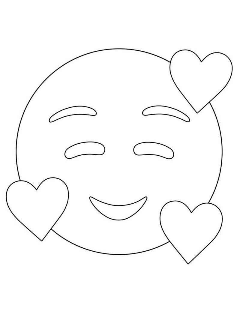Desenho de Emoji Desenho Colorir Imprimir 51
