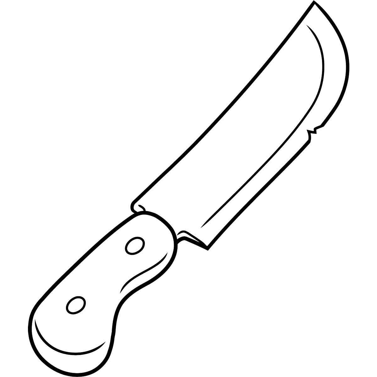Desenho de Faca Desenho Colorir Imprimir 03
