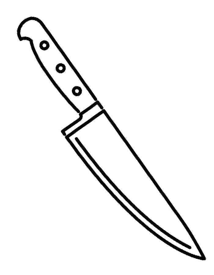 Desenho de Faca Desenho Colorir Imprimir 05