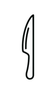 Desenho de Faca Desenho Colorir Imprimir 11