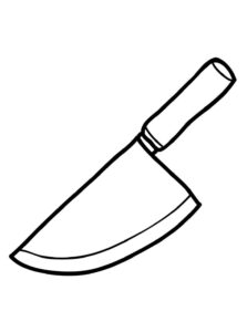Desenho de Faca Desenho Colorir Imprimir 15
