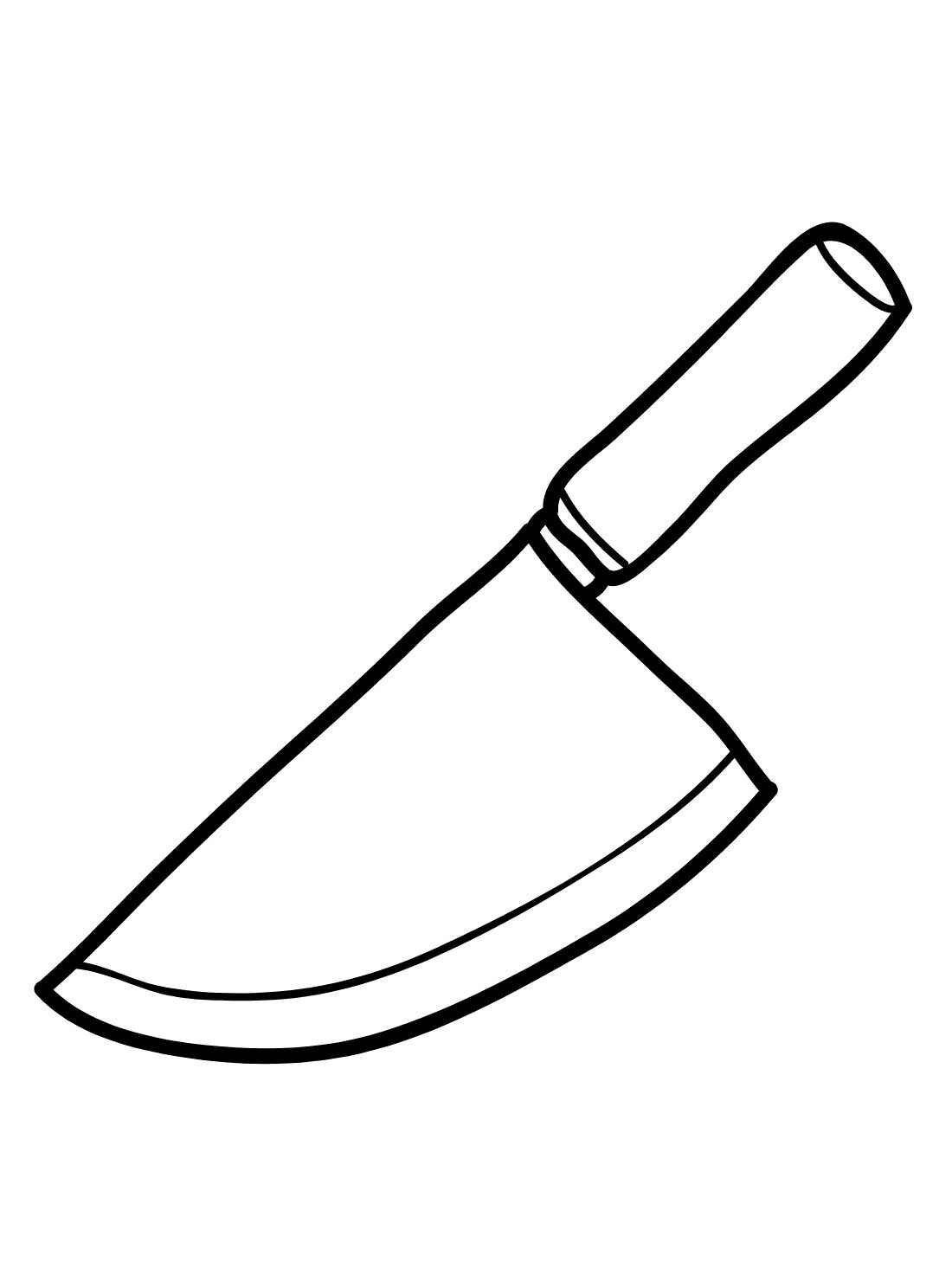 Desenho de Faca Desenho Colorir Imprimir 15