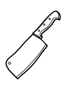 Desenho de Faca Desenho Colorir Imprimir 23