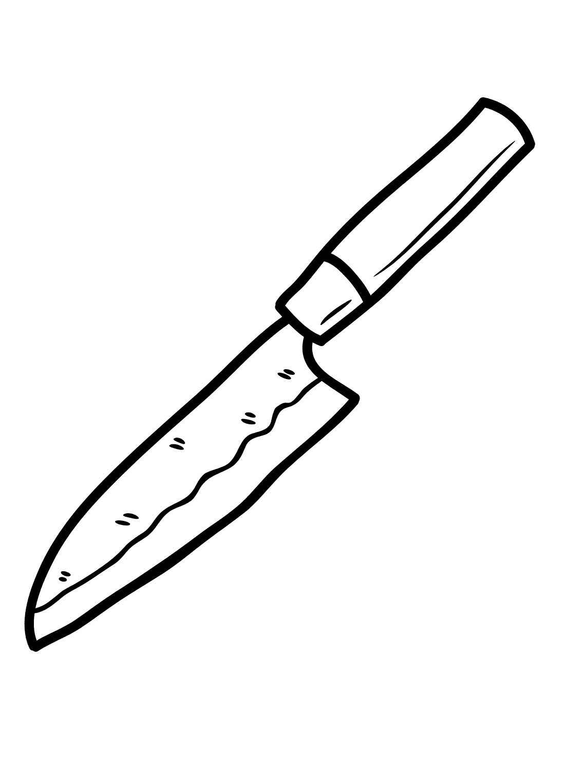 Desenho de Faca Desenho Colorir Imprimir 24