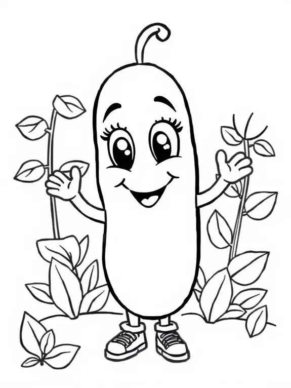 Desenho de Feijão Desenho Colorir Imprimir 10