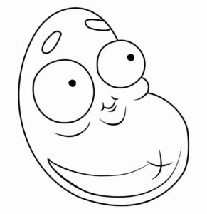 Desenho de Feijão Desenho Colorir Imprimir 14