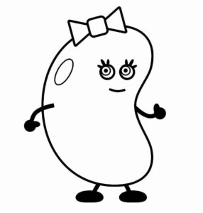 Desenho de Feijão Desenho Colorir Imprimir 18