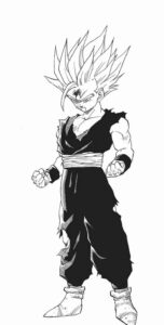 Desenho de Gohan Desenho Colorir Imprimir 01