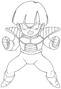 Desenho de Gohan Desenho Colorir Imprimir 06