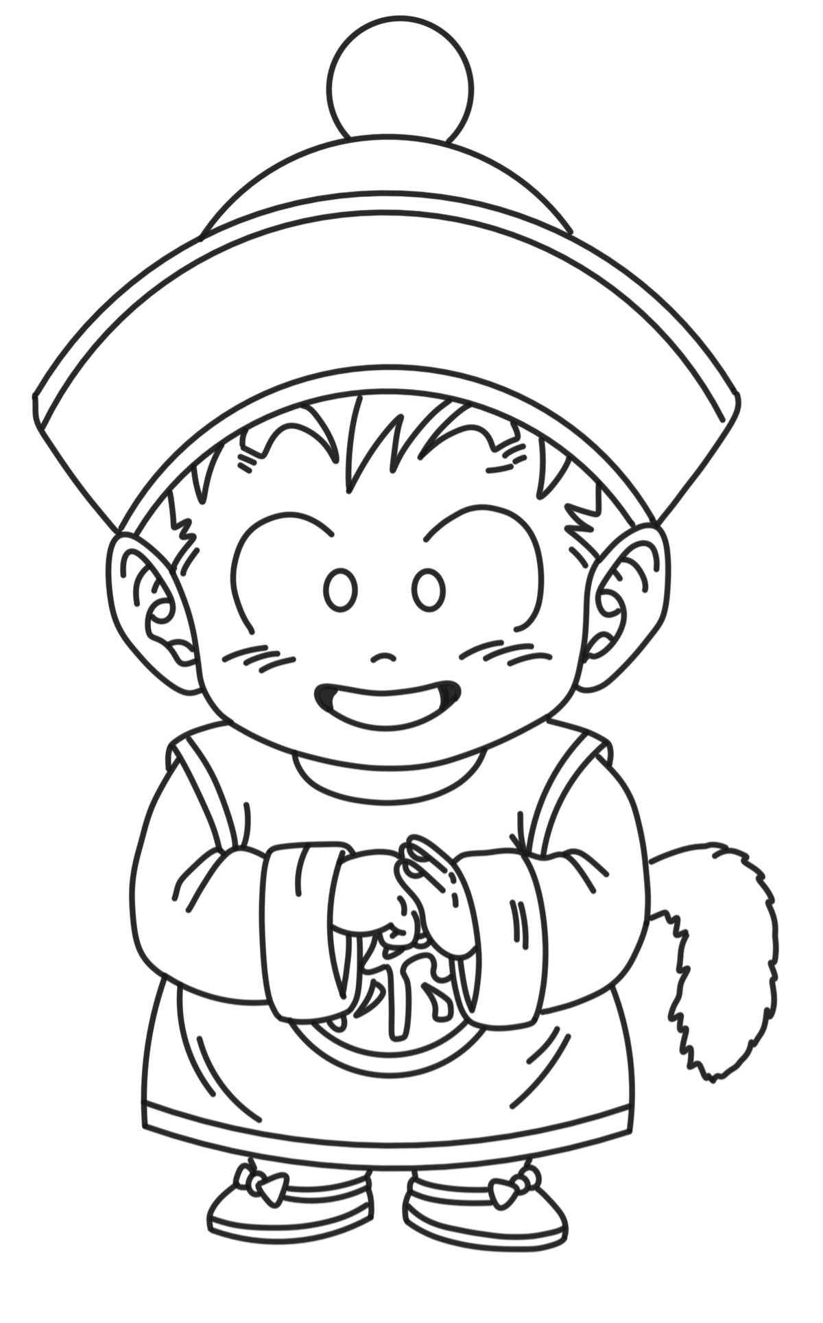 Desenho de Gohan Desenho Colorir Imprimir 23