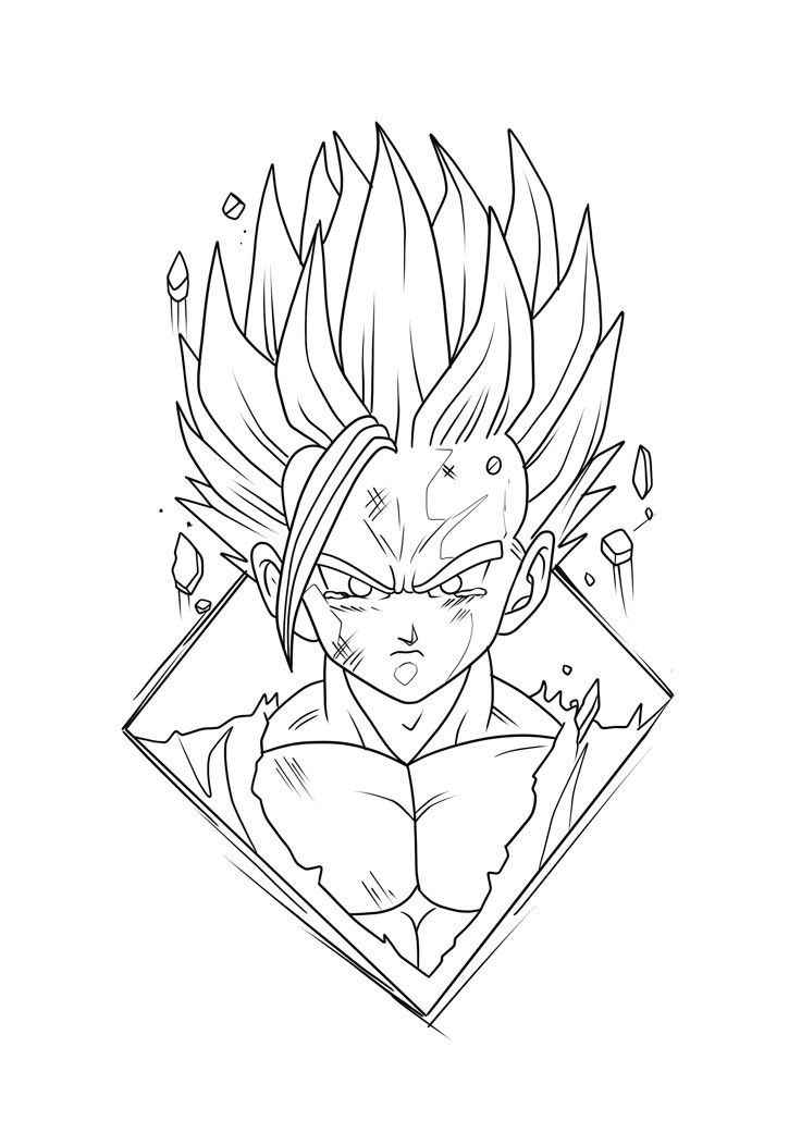 Desenho de Gohan Desenho Colorir Imprimir 29