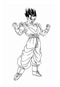 Desenho de Gohan Desenho Colorir Imprimir 31