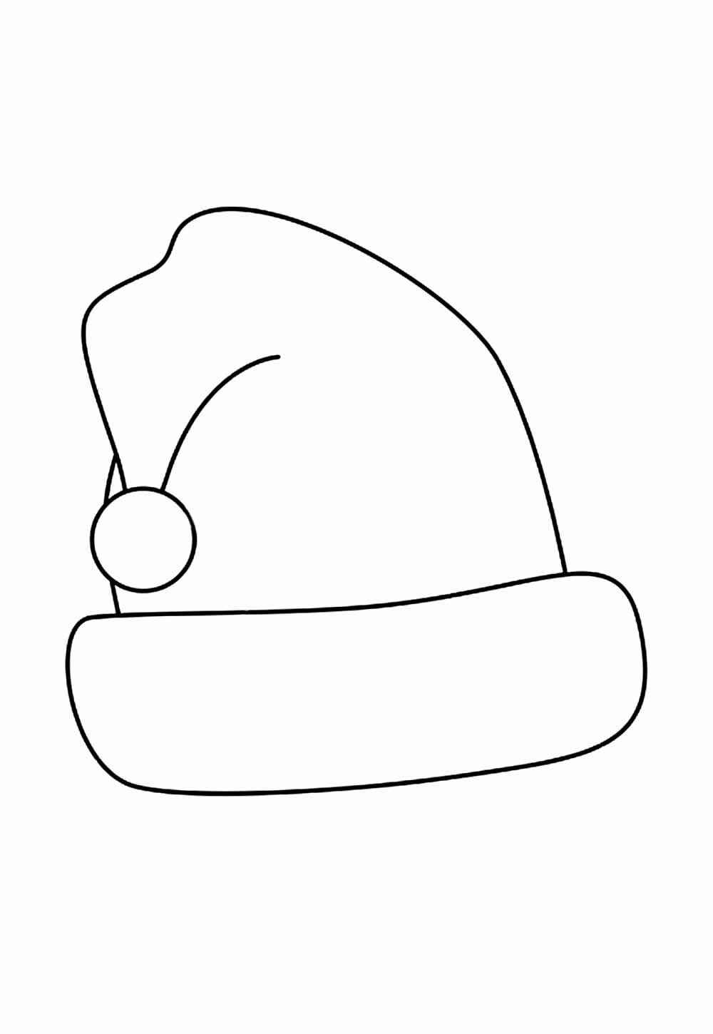 Desenho de Gorro De Natal Desenho Colorir Imprimir 10