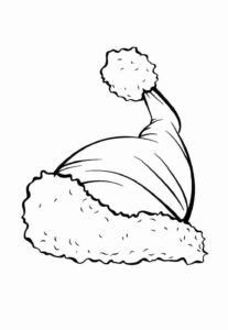 Desenho de Gorro De Natal Desenho Colorir Imprimir 14