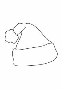 Desenho de Gorro De Natal Desenho Colorir Imprimir 20