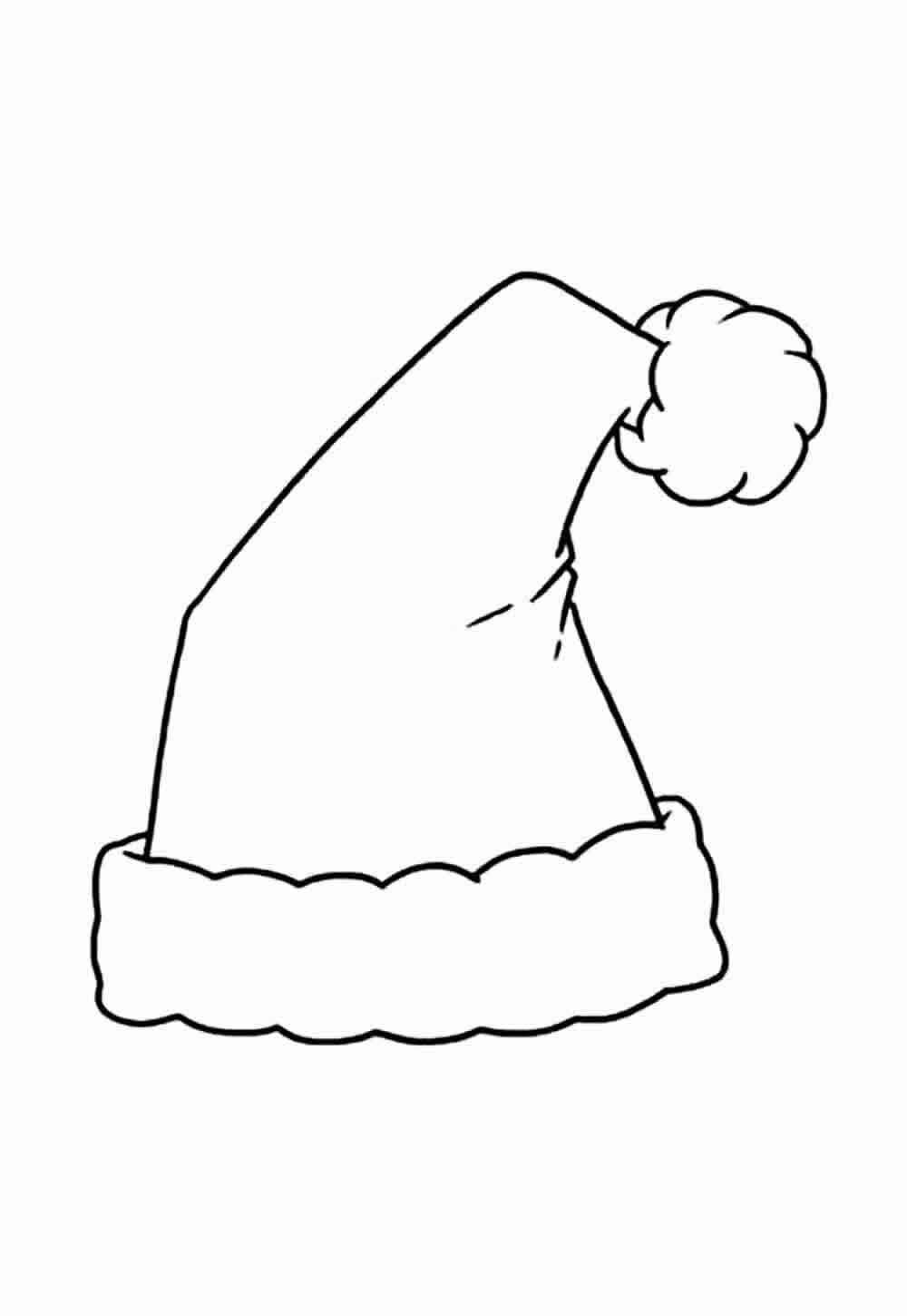 Desenho de Gorro De Natal Desenho Colorir Imprimir 21