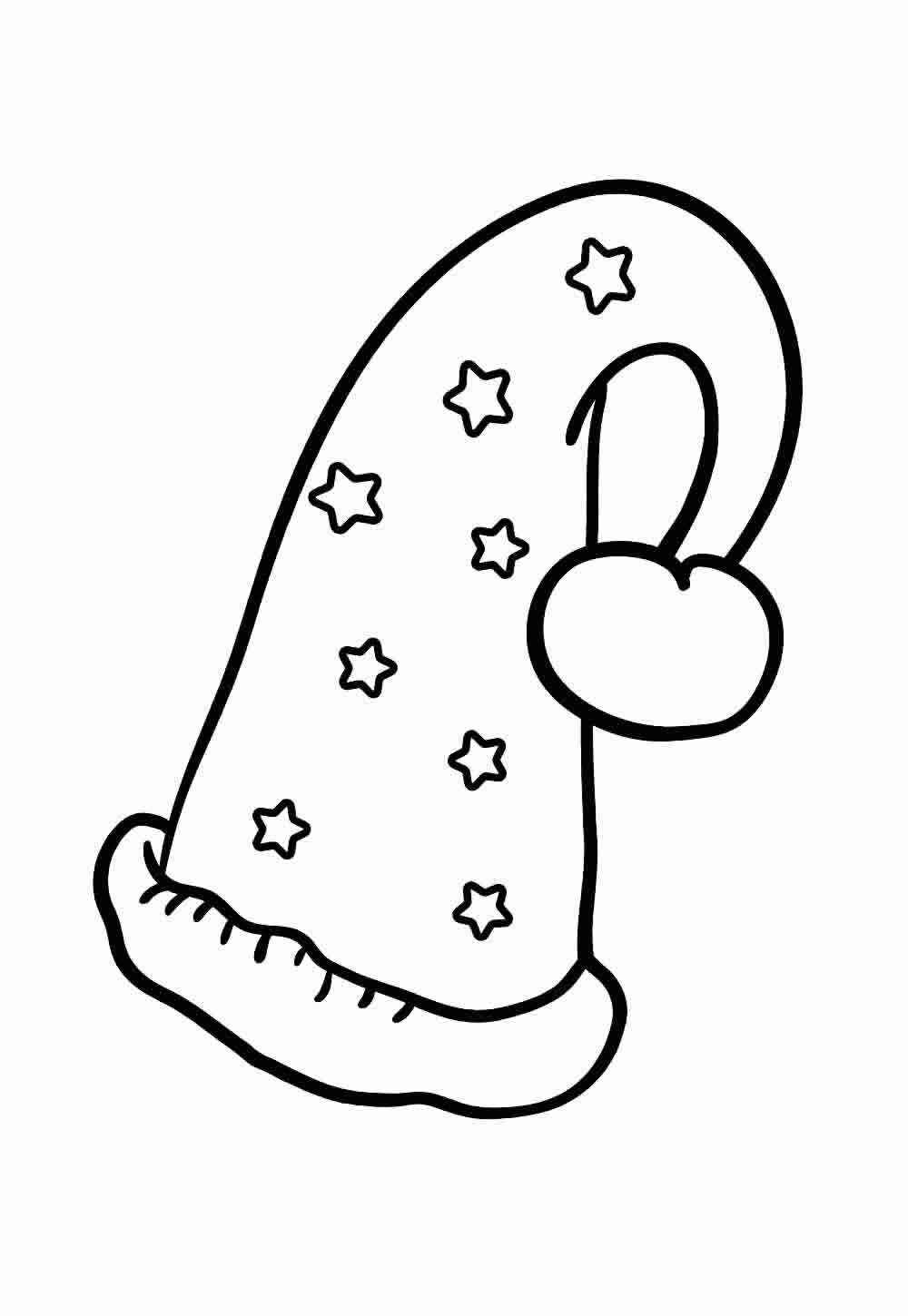 Desenho de Gorro De Natal Desenho Colorir Imprimir 23